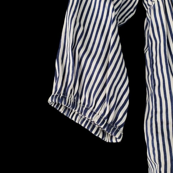 2 Pc Striped Tucker Tate Dress + Something Navy Blouson Top Baby Girl 24 Mo - Picture 11 of 13